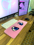 Mew Keyboard wrist rest rug